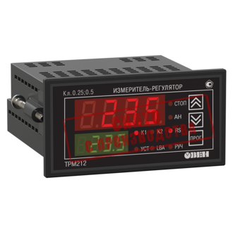 Измеритель ПИД-регулятор для управления задвижками и трехходовыми клапанами с интерфейсом RS-485 ОВЕН ТРМ212-Щ2.УР