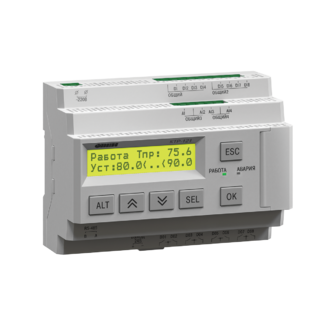 Контроллер для управления газовыми или жидкотопливными котлами (каскадом до 4 шт.) ОВЕН КТР-121.220.02.41