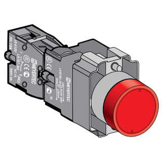 Кнопка управления с функцией подсветки, прозрачная MeyerTec MTB2-BW3463