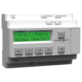 Контроллер для групп насосов с поддержкой датчиков 4…20 мА и RS-485 ОВЕН СУНА-121.24.09.00