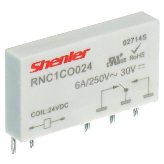 Реле интерфейсное Shenler RNC1CO024 24VDC 6A 1 СО