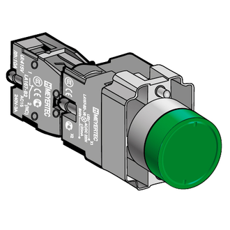Кнопка управления с функцией подсветки, прозрачная MeyerTec MTB2-BW3363