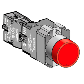 Кнопка управления с функцией подсветки, прозрачная MeyerTec MTB2-BW3361