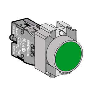 Кнопка, скрытый толкатель, без подсветки MeyerTec MTB2-BAZ113