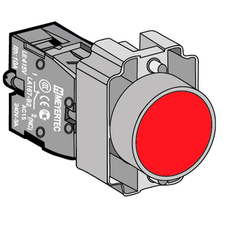 Кнопка, скрытый толкатель, без подсветки MeyerTec MTB2-BAZ124