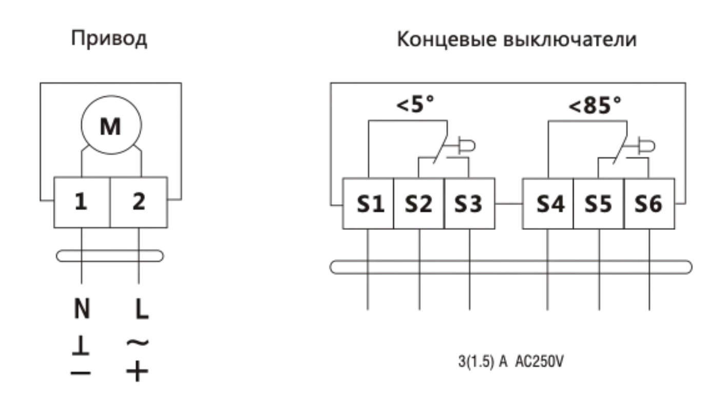 Схема подключения DA10FU24-D/DS