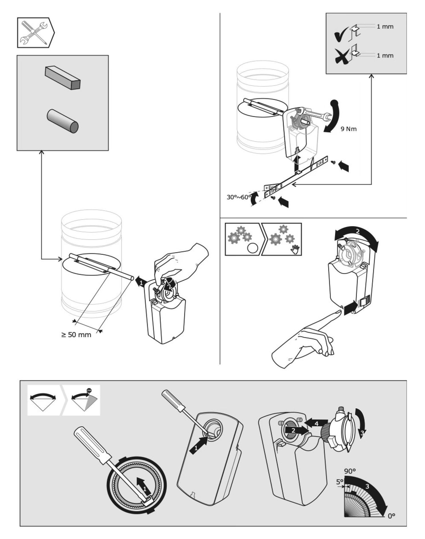 Монтажная схема DA8MU230-D/DS