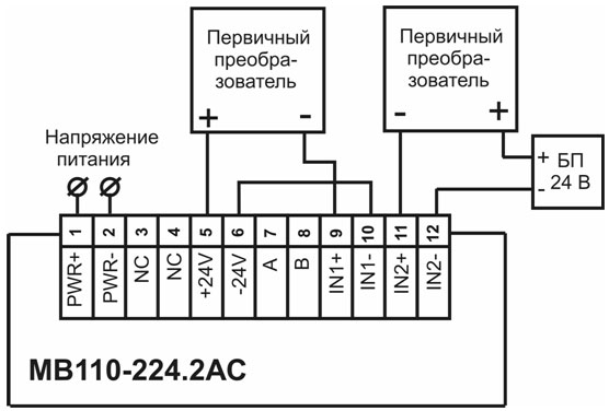 Общий чертеж МВ110