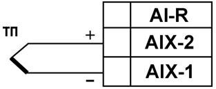 Схема подключения термоэлектрического преобразователя