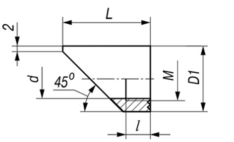 длина L заказа для некоторых позиций угловой бобышки Б.У.1.