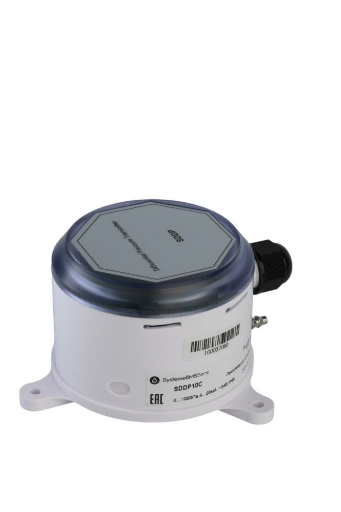 Датчик дифференциального давления канальный, ±500/±1000/±1500/±2000Па 4…20мА(2п)/0…10В =15…30В фото