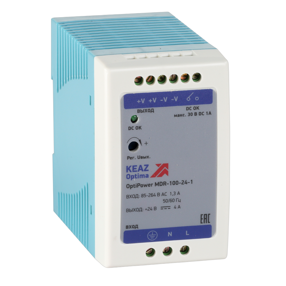 Блок питания OptiPower MDR-100-24-1 фото