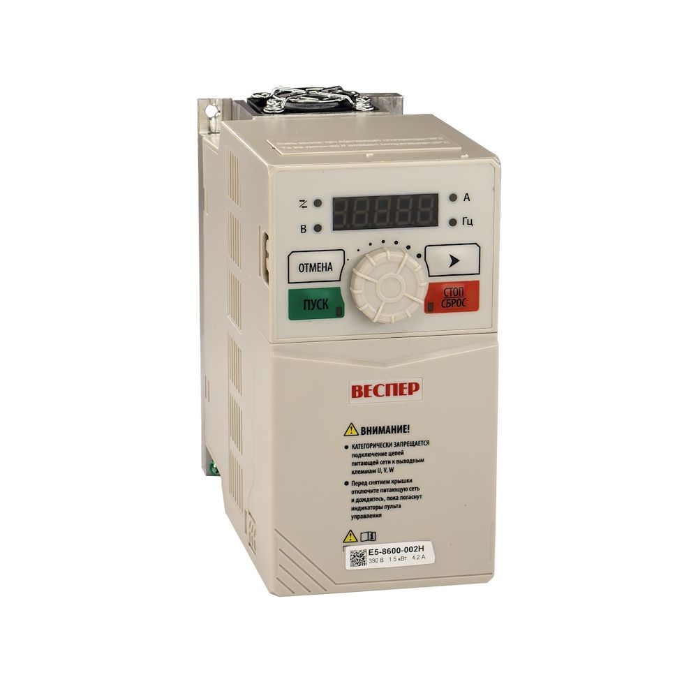 Частотный преобразователь Веспер E5-8600-002Н 1,5 кВт 380В фото