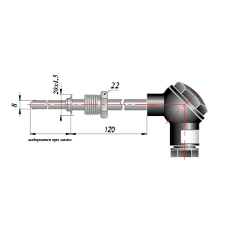 Термопреобразователь сопротивления ОВЕН ДТС035-50М.В3.60 фото