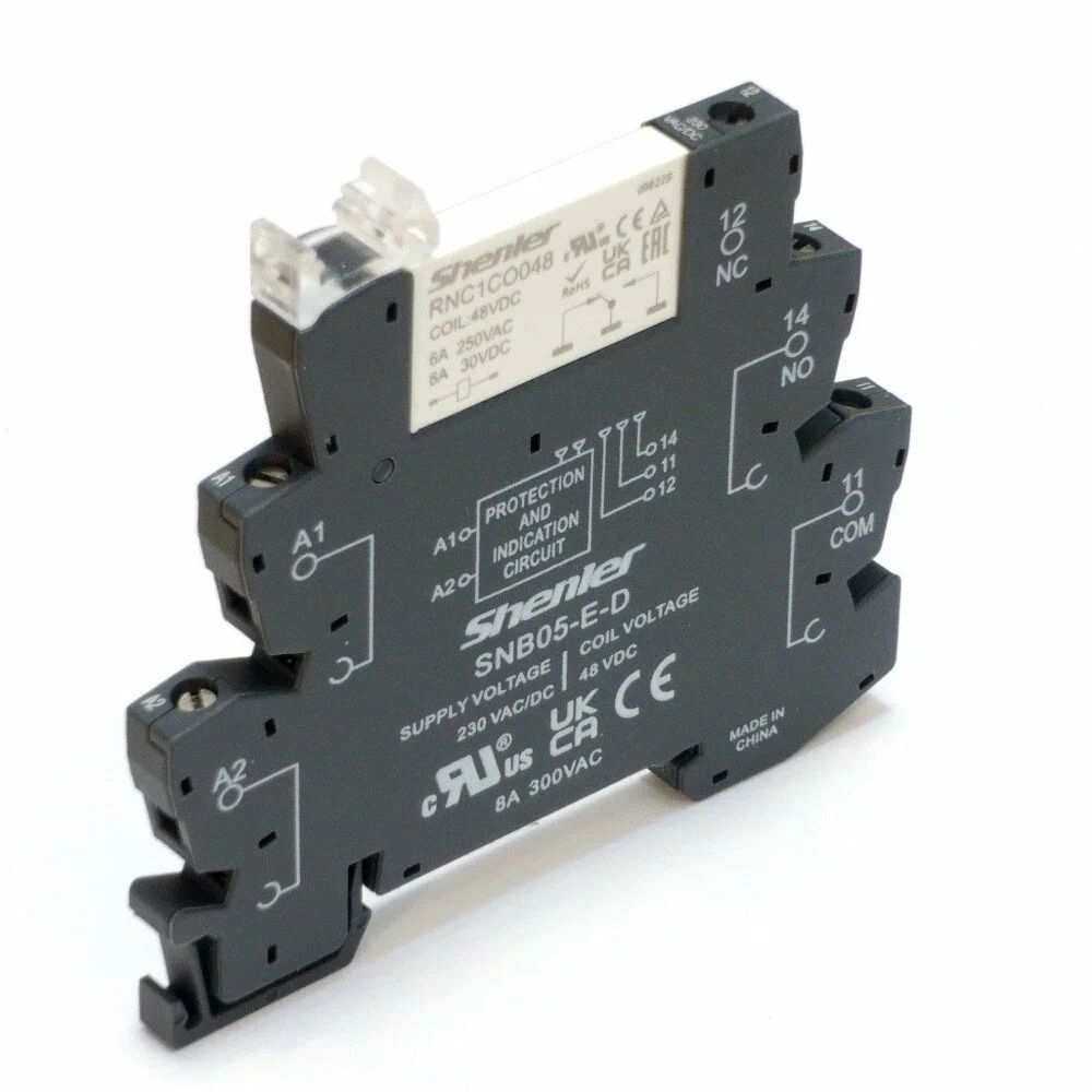 Комплект интерфейсного реле Shenler RNC1CO060 с колодкой SNB05-E-D