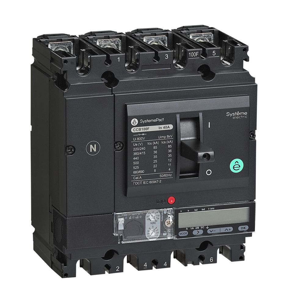 АВТ.ВЫКЛ SYSTEMEPACT CCB100 100KA 4P4D S5.2E 100A