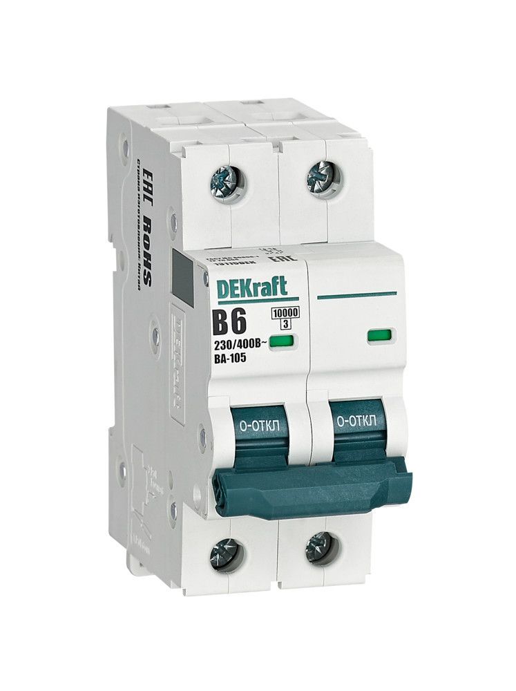Автоматический выключатель ВА-105 2P 6А B 10кА фото
