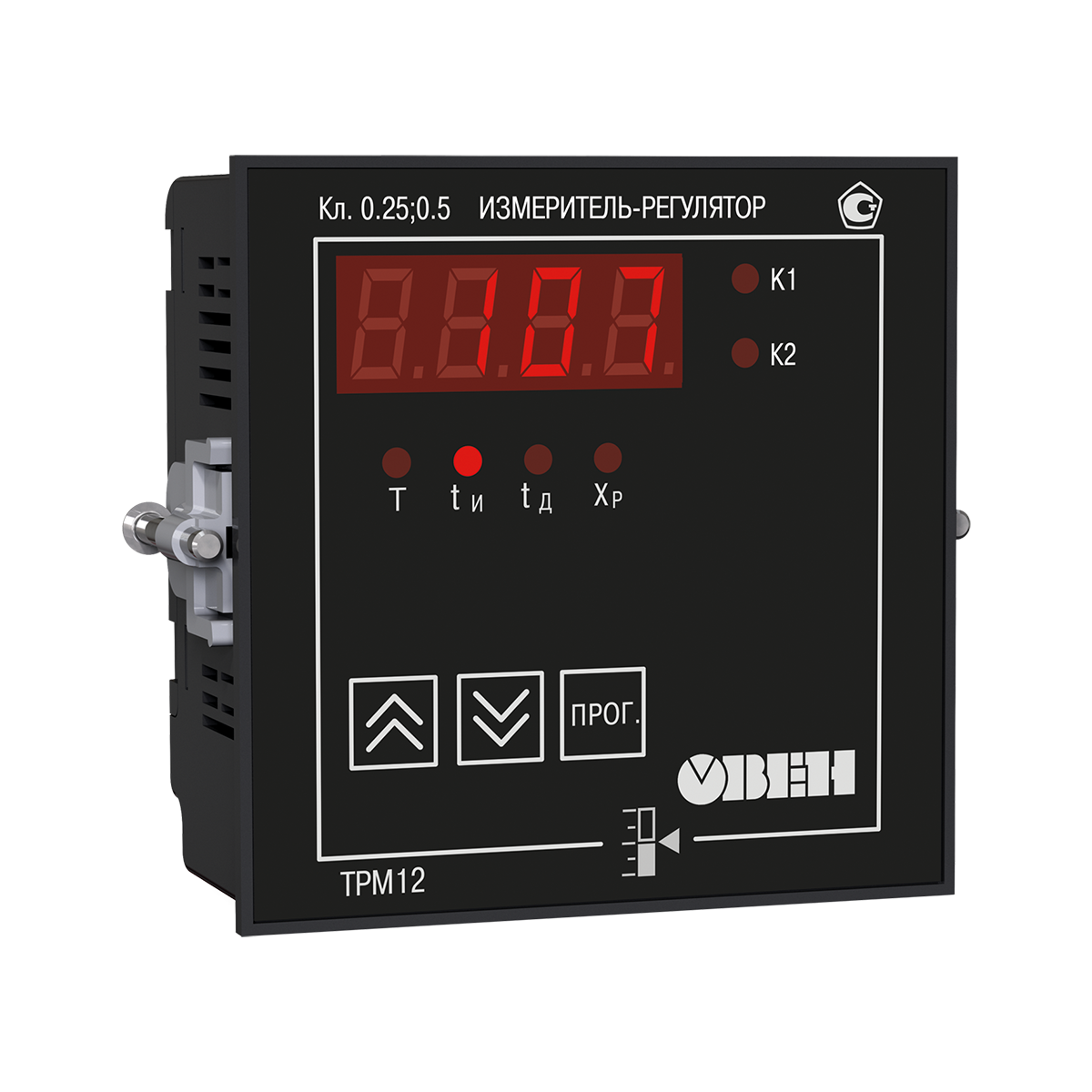 Измеритель ПИД-регулятор для управления задвижками и трехходовыми клапанами ОВЕН ТРМ12-Щ11.У.Р