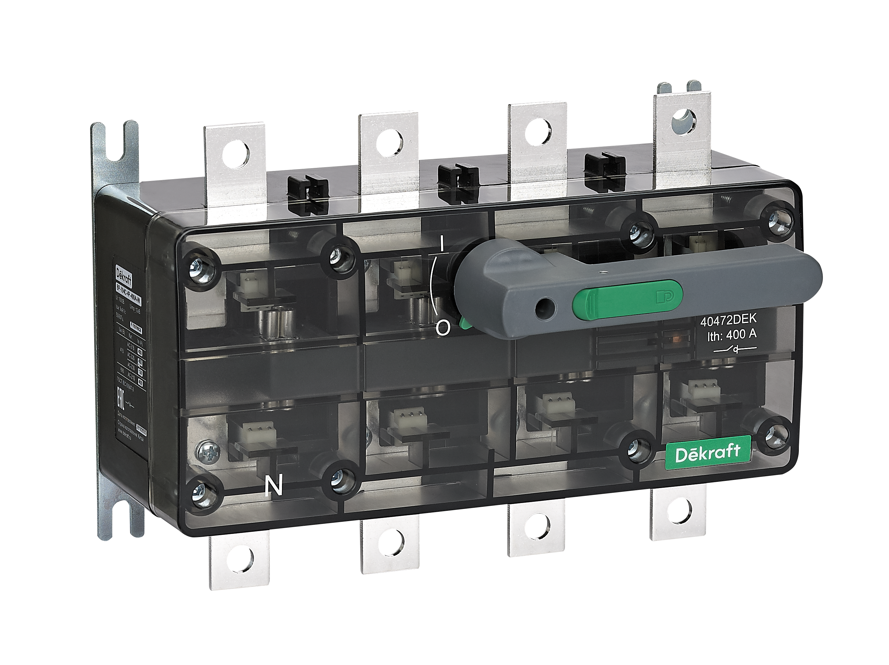 Выключатель-разъединитель 315А 4Р с видимым разрывом ВР-104С фото
