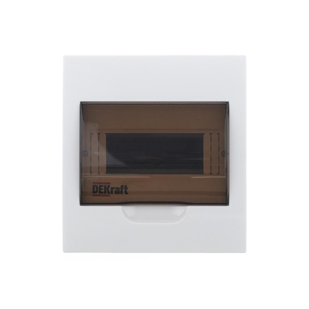 Корпус пластиковый встраиваемый прозр. дв. 1 ряд 8 модулей IP41 ЩРВ-П фото