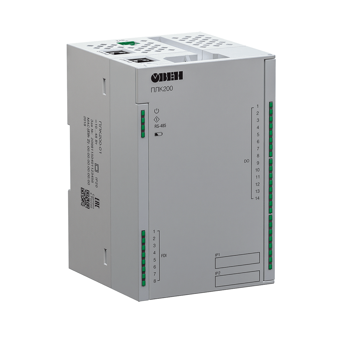 ПЛК200 общепромышленный программируемый контроллер ОВЕН ПЛК200-01-CS фото