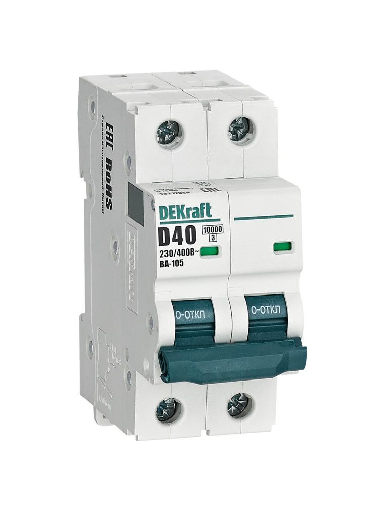 Автоматический выключатель ВА-105 2P 40А D 10кА фото