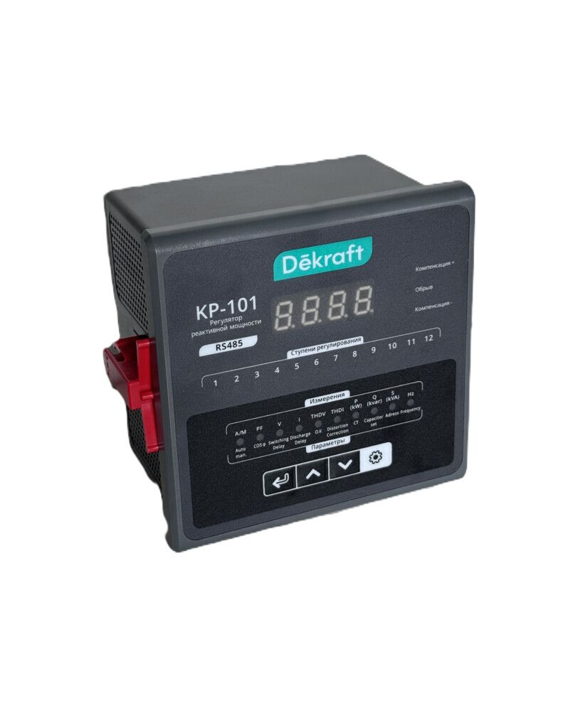 Регулятор реактивной мощности 380В АС, 8 ступеней, RS485, КР-101 фото