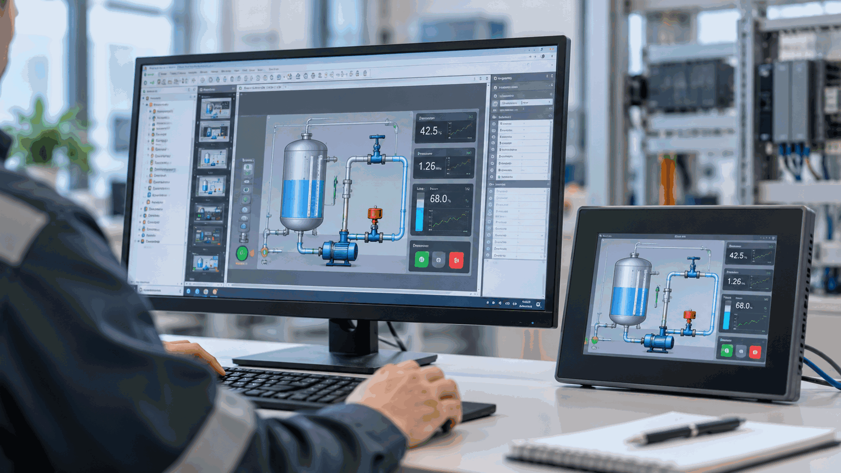 Программирование панели оператора HMI: пошаговая инструкция