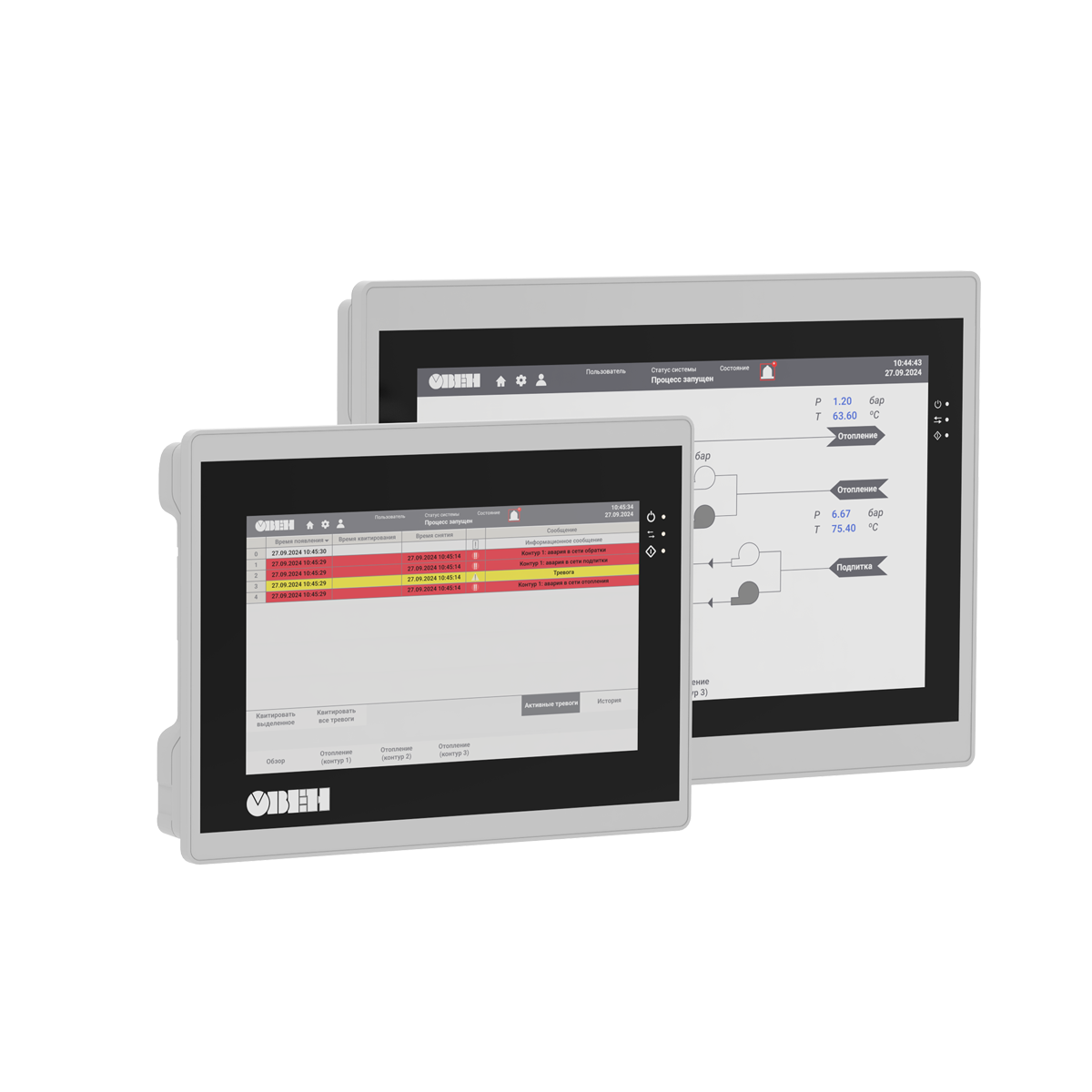 СПК210 сенсорные панельные контроллеры с повышенной производительностью ОВЕН СПК210-10-CS фото