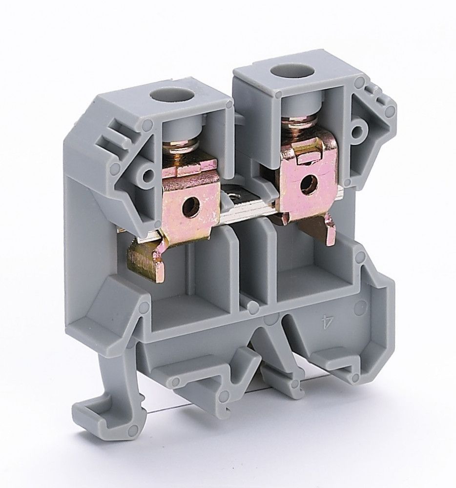 Зажим наборный 100А 16мм2 ЗН-101 серый фото