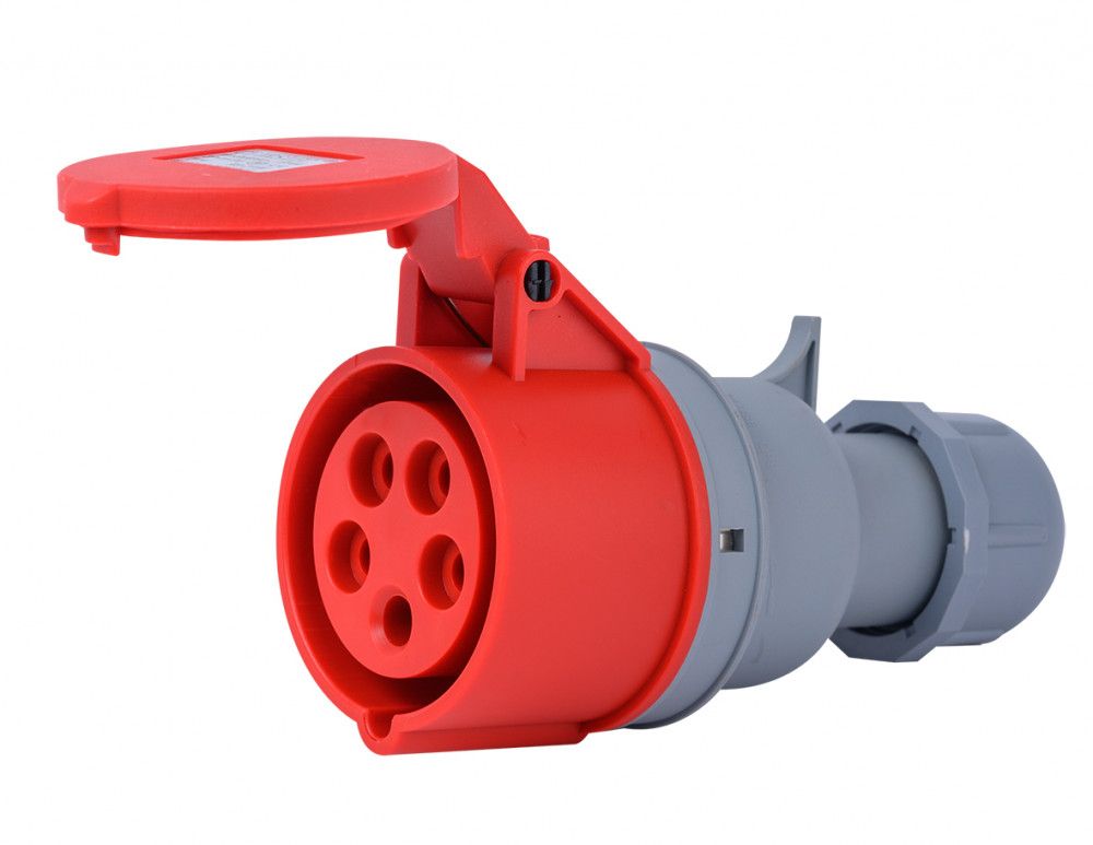 Розетка перен. 3Р+РЕ+N 32А 380В IP44 РП-103 фото