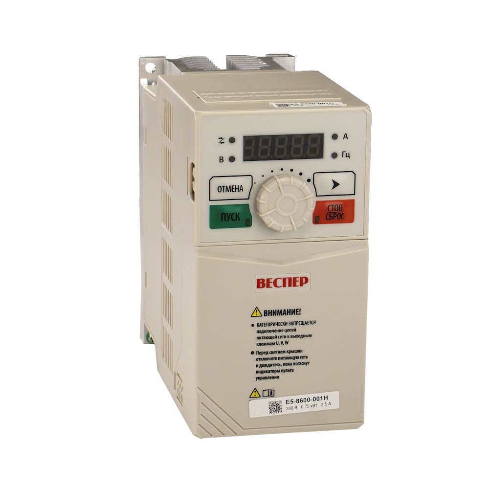 Частотный преобразователь Веспер E5-8600-001Н 0,75 кВт 380В фото