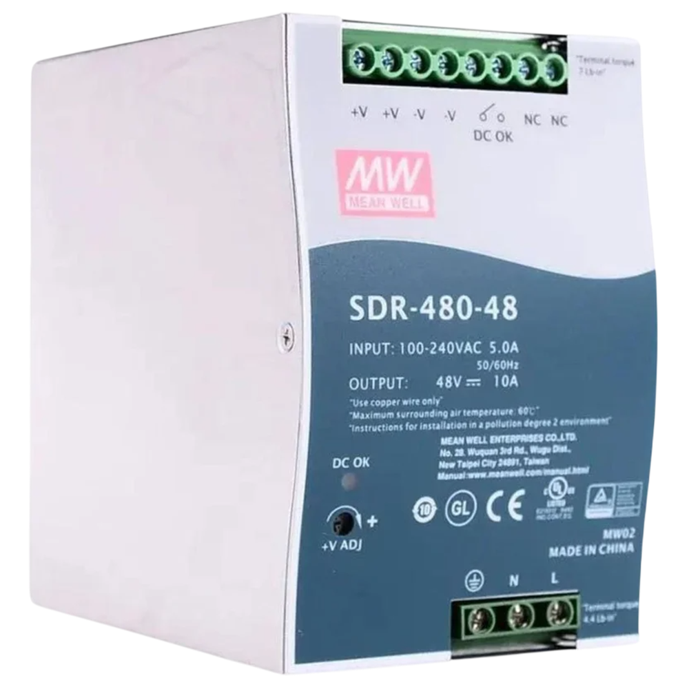 Блок питания Mean Well SDR-480P-24 фото