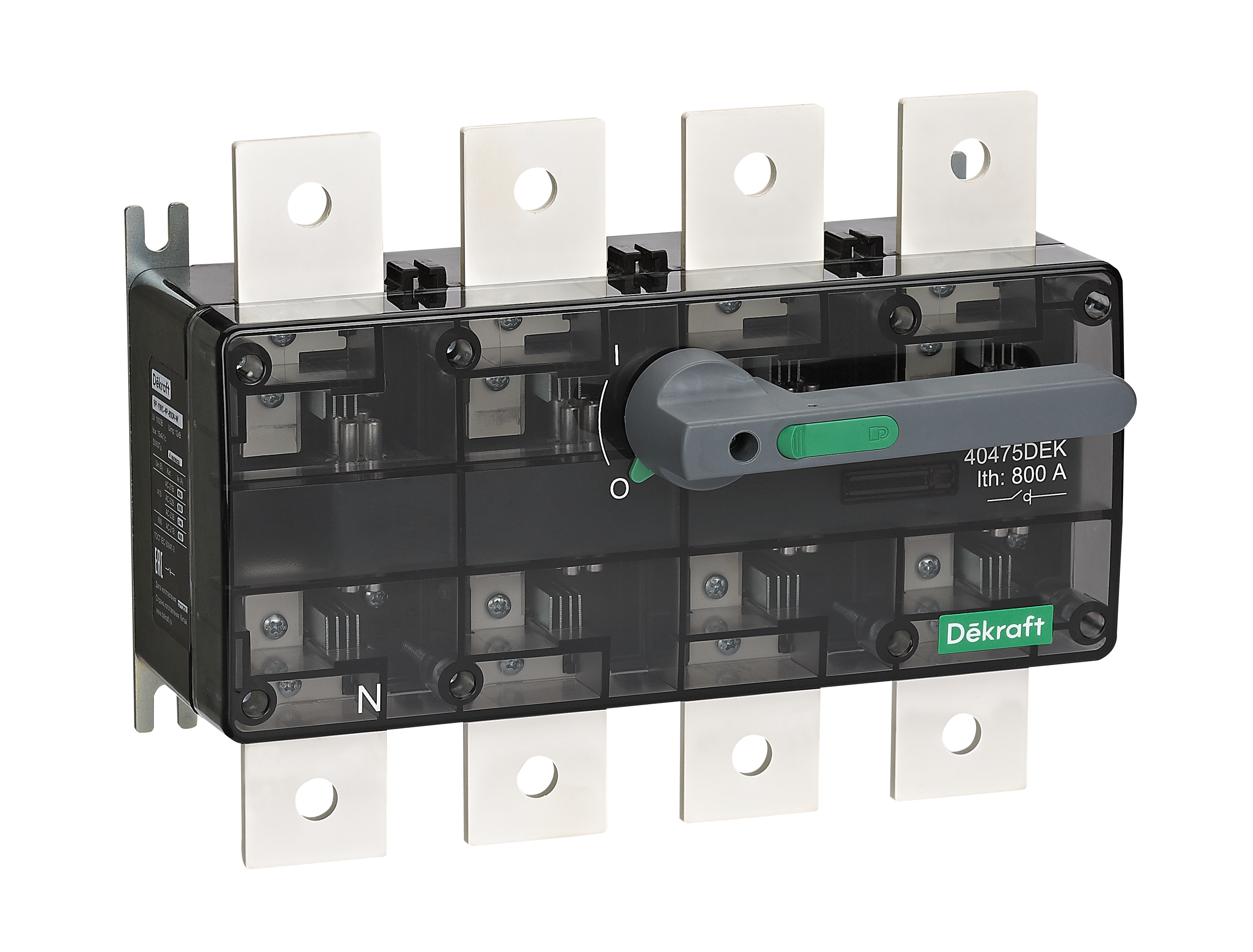 Выключатель-разъединитель 800А 4Р с видимым разрывом ВР-106С фото