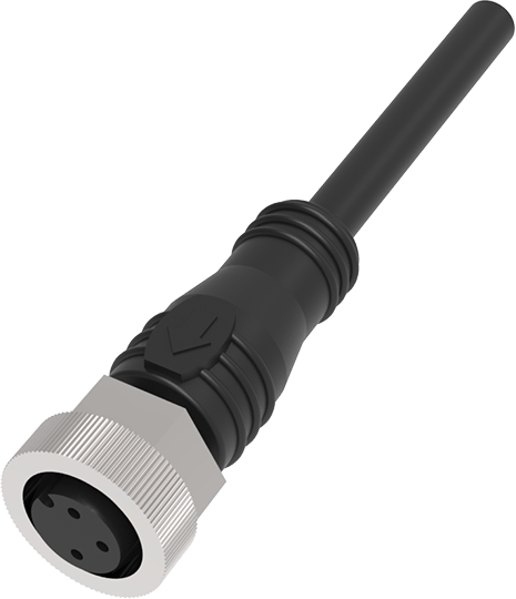 Разъем с кабелем LANBAO QE12-N3F5 фото