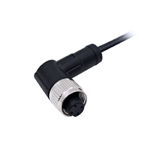 Теко CS S20R-08-2 Соединитель кабельный, Розетка, Угловой с кабелем, Пластик 8-PINIP67, кабель 2 м, 30 AC/DC фото