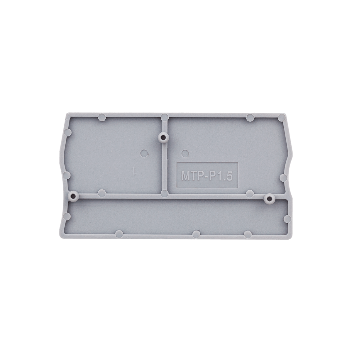 Заглушка для одноуровневых клемм push-in, 1.5 мм², серая (уп. 20 шт.) Meyertec MTP-P1.5 фото