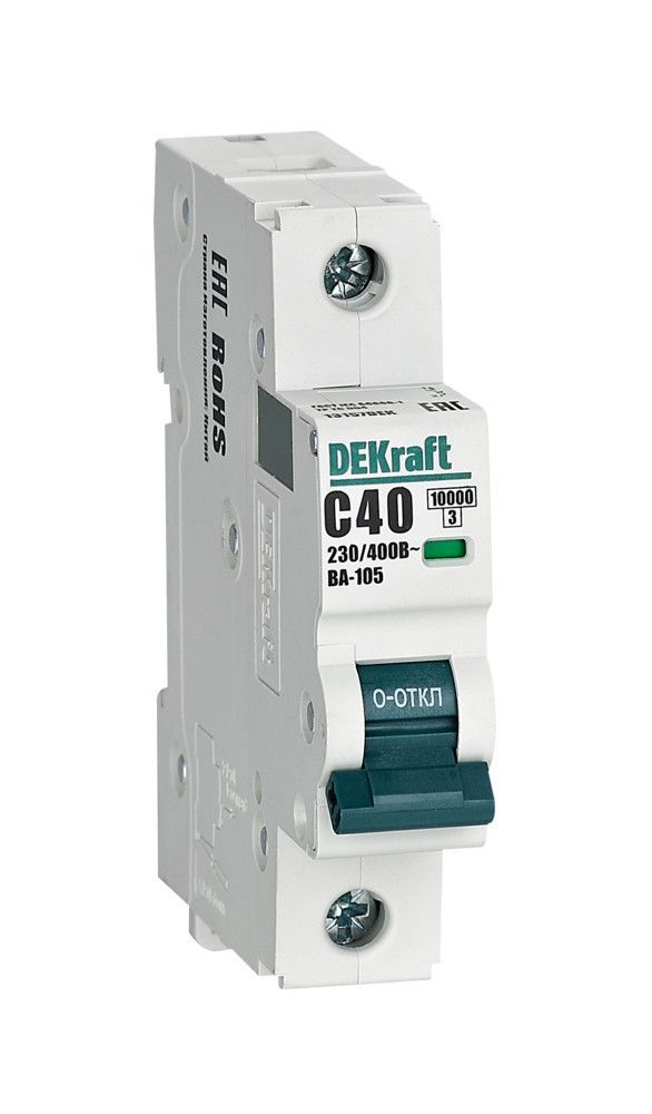 Автоматический выключатель ВА-105 1P 40А C 10кА фото