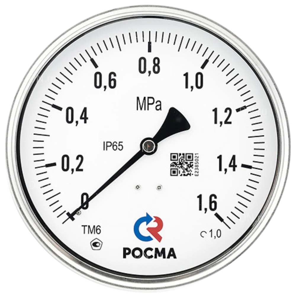 Манометр виброустойчивый Росма ТМ-620ТЭ.00(0-16MPa)M20x1,5.1,0 готовый к гидрозаполнению фото