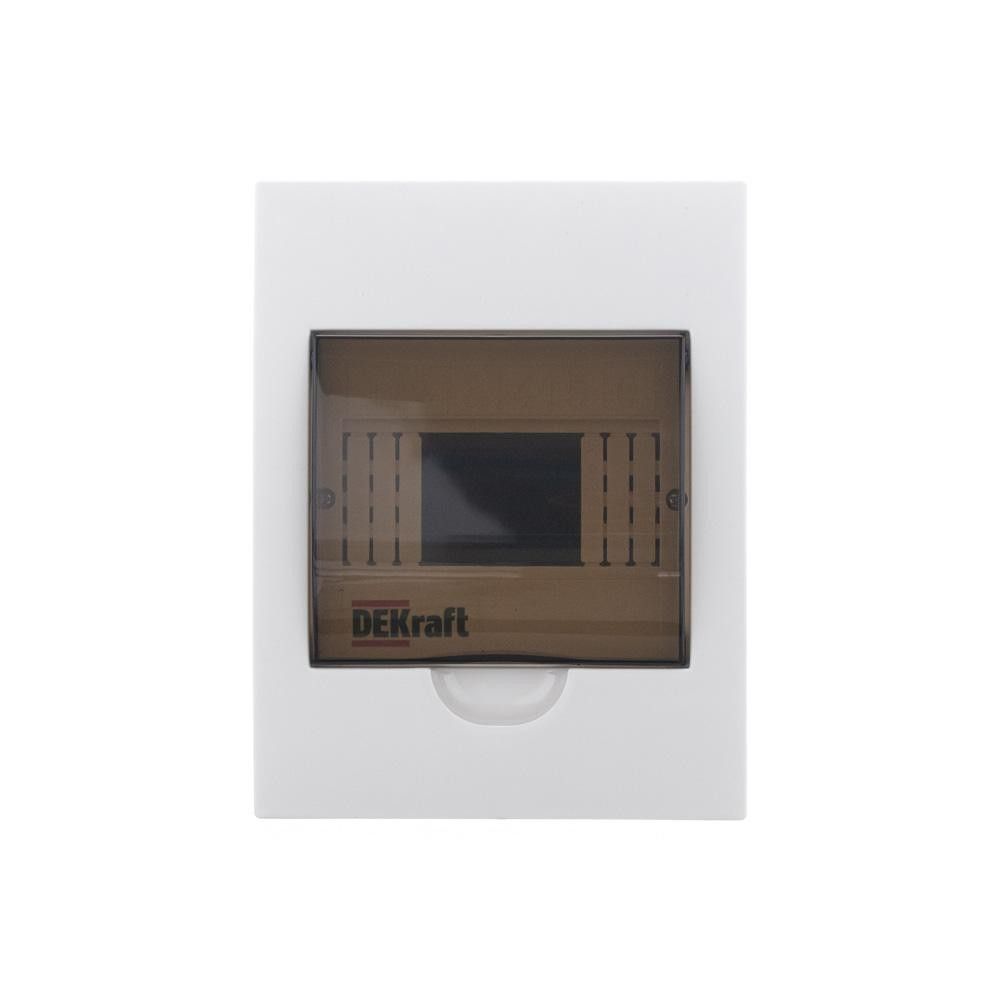 Корпус пластиковый встраиваемый прозр. дв. 1 ряд 6 модулей IP41 ЩРВ-П фото