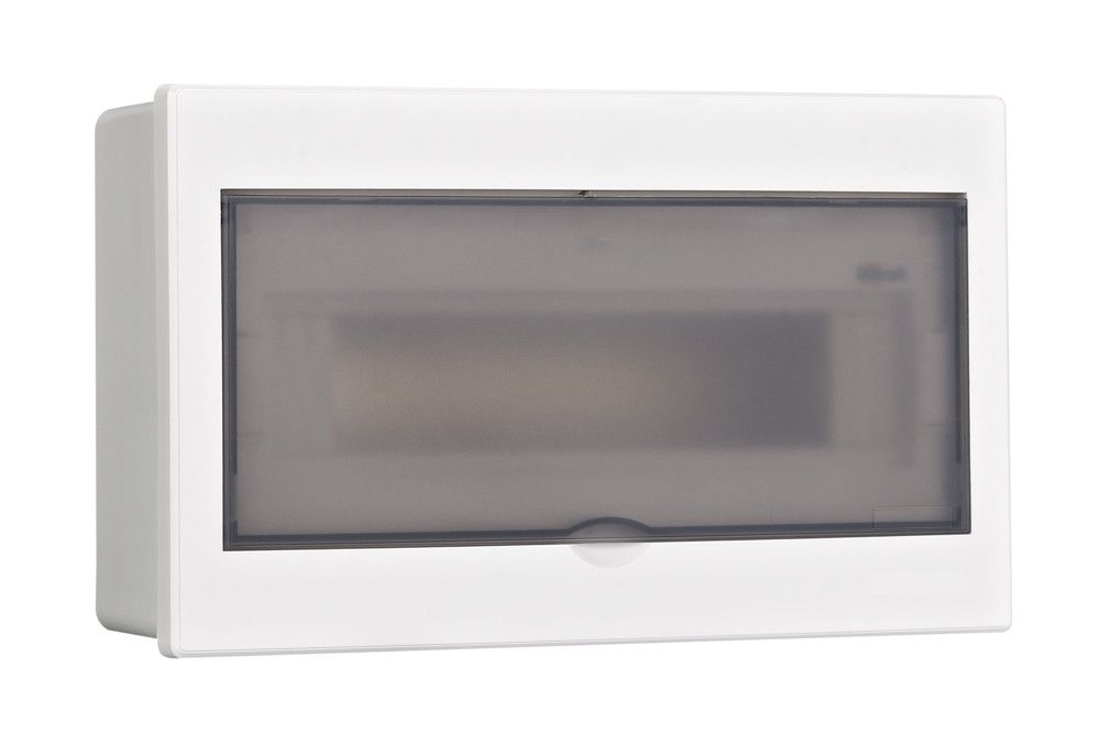 Корпус пласт. встраиваемый прозр. дв. 1 ряд 13 мод. IP41 ЩРВ-П фото