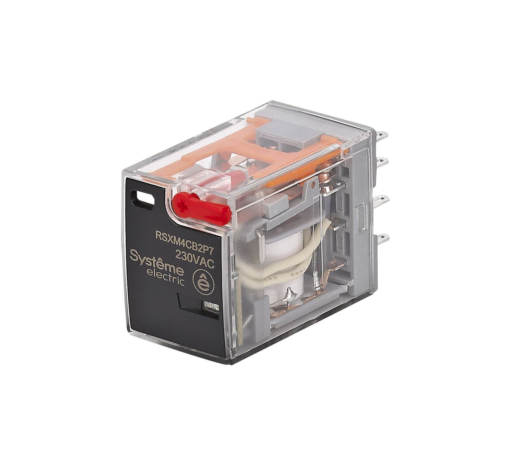 Реле 5A 4CO 230VAC тест кнопка LED фото