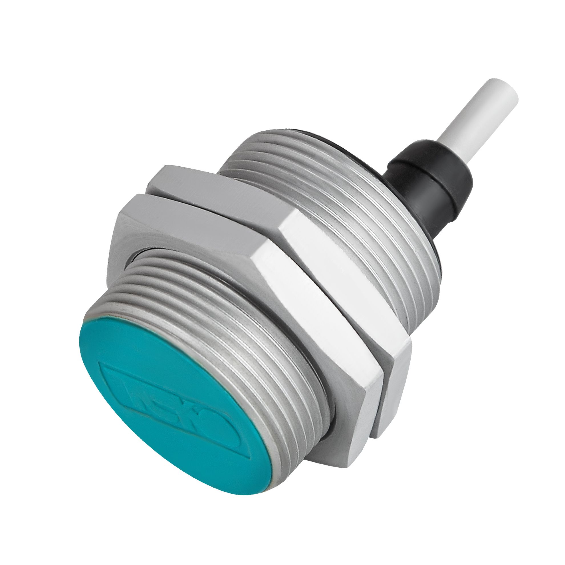 Теко ISB BF7A-31N-10-L, Индуктивный датчик,Sn=10 мм,корпус М30x1,5 Алюминий заподлицо,10...30DC NO NPN,IP67,кабель фото