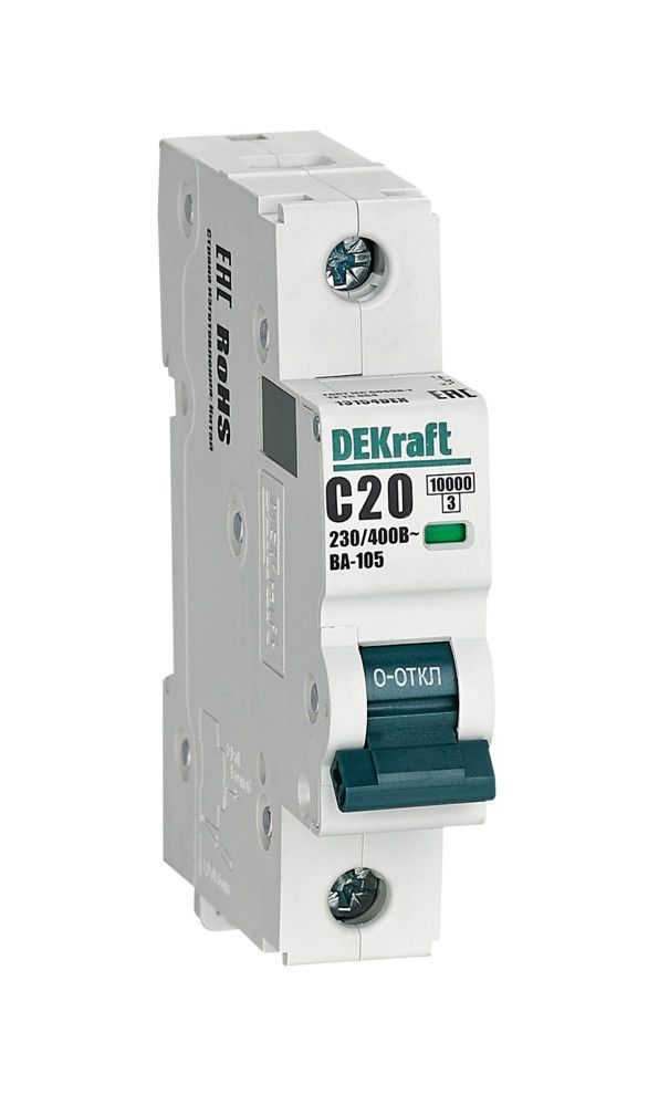 Автоматический выключатель ВА-105 1P 20А C 10кА фото