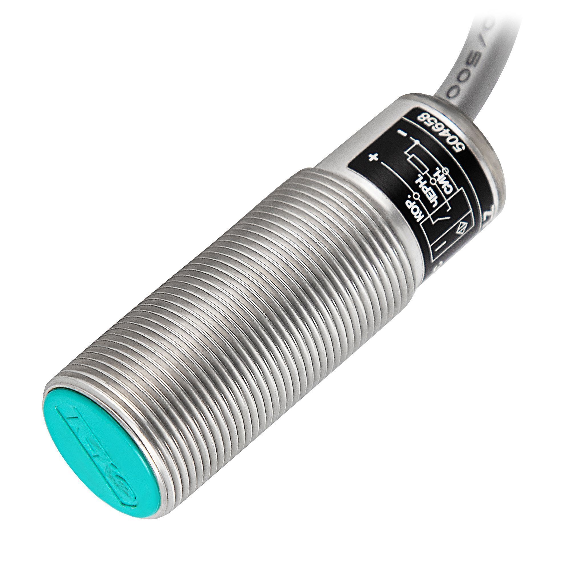 Теко ISBt A4A8-43P-5F-LZ-C-P-4 ПMBM 4х0,5, Индуктивный датчик авто исполнения,Sn=5 мм,корпус М18x1 Алюминий заподлицо,10...30DC NO/NC PNP,IP68,кабель фото