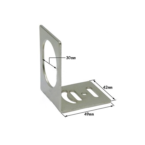 Теко HL 30H  Кронштейн угловой, габариты  49х49х42, отверстие под датчик 30 мм фото