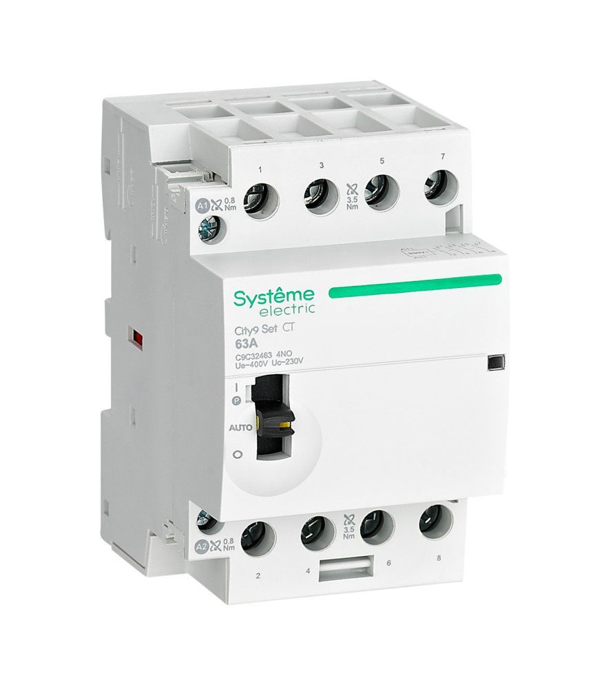 City9 Set Контактор 4P 4НО 63A AC 400В-230В