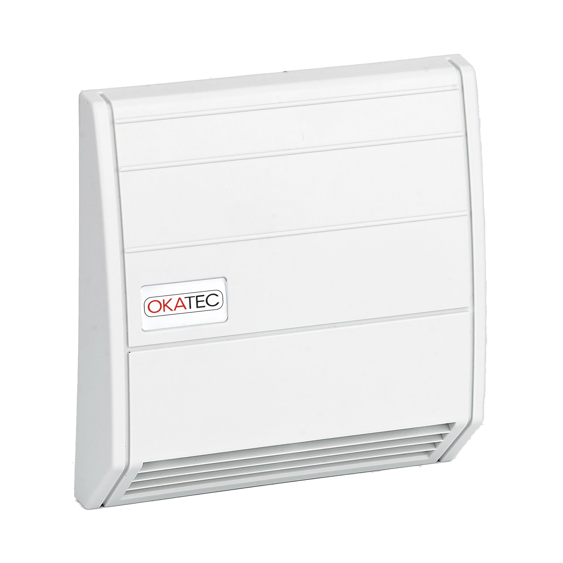 Решетка выпускная с защитой от дождя OKATEC OKB-F125-W фото