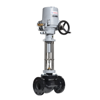 Клапан запорно-регулирующий (КЗР) Авангард 25ч945п Ду100 фото