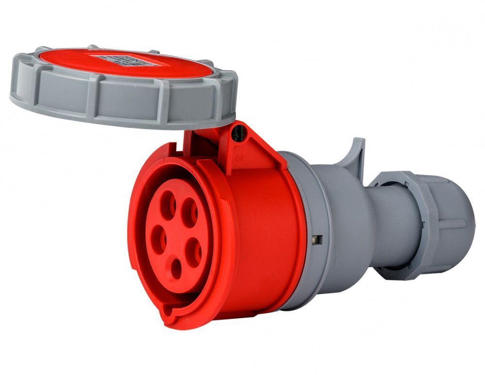 Розетка перен. 3Р+РЕ+N 32А 380В IP67 РП-103 фото